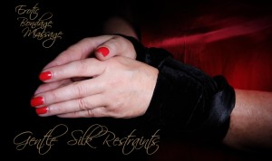 gentle silk and velvet restraints